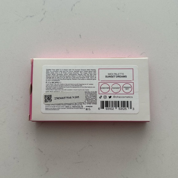 Ofra Midi Palette Cream/Powder Blush + Highlighter - Sunset Dreams - NWB - Picture 6 of 9